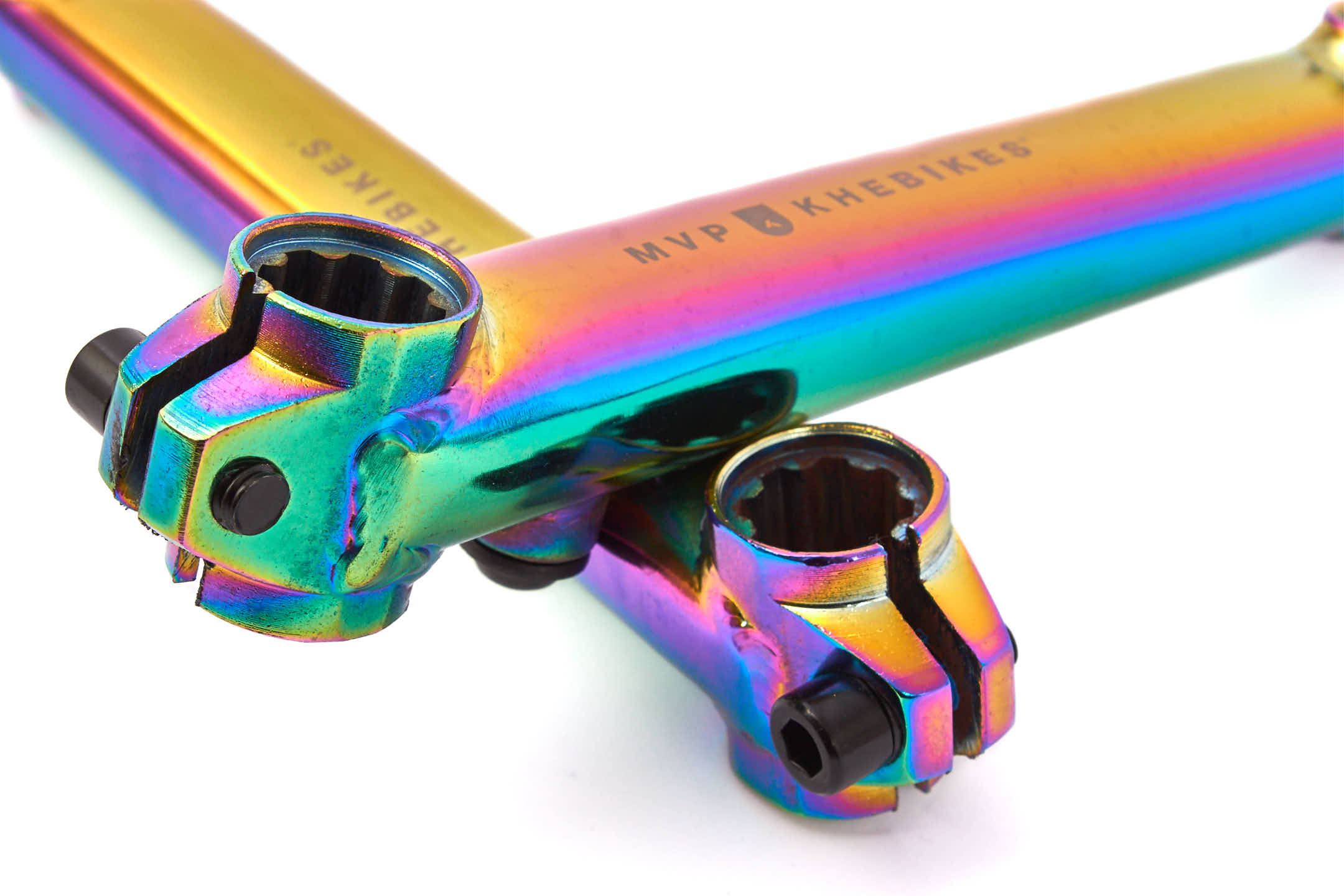 Ramiona korby BMX KHE MVP 8T 170 mm, Oil Slick