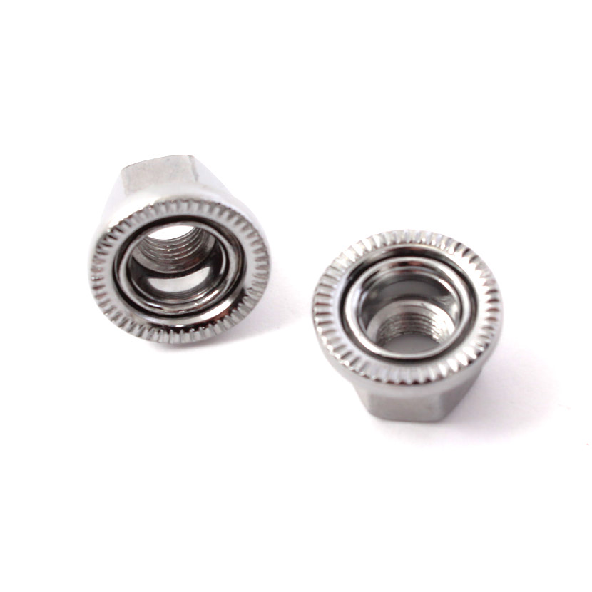 Nakrętki osi BMX KHE CNC 10 mm, para