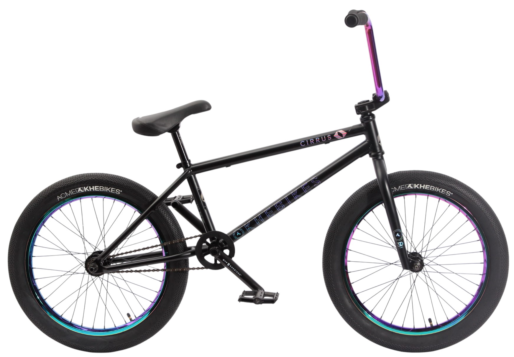 Outlet N2: BMX Bike KHE CIRRUS PRO FC 20 Inch Black 10,2kg