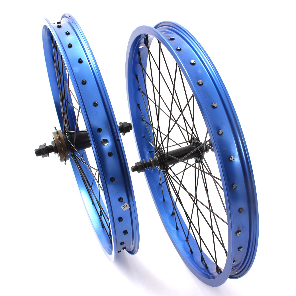 Zestaw kół BMX KHE PRISM 20 cali niebieski