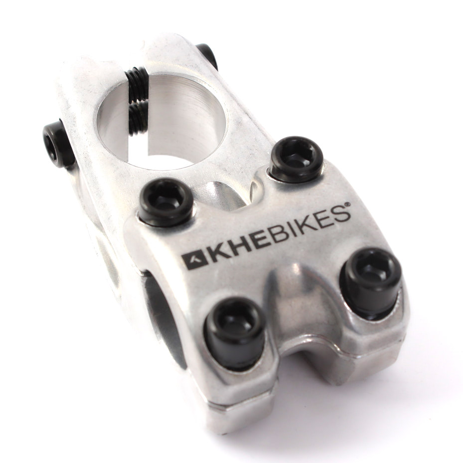 Mostek BMX KHE Freestyle Toploader 50 mm, srebrny