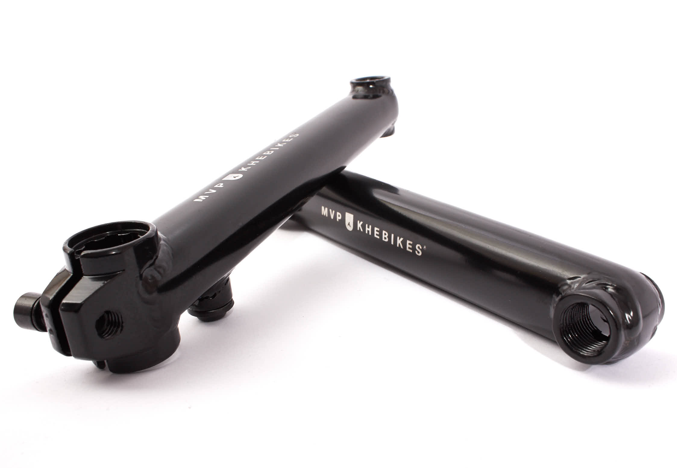 Korba BMX KHE MVP 8T MID BB 170 mm, czarny
