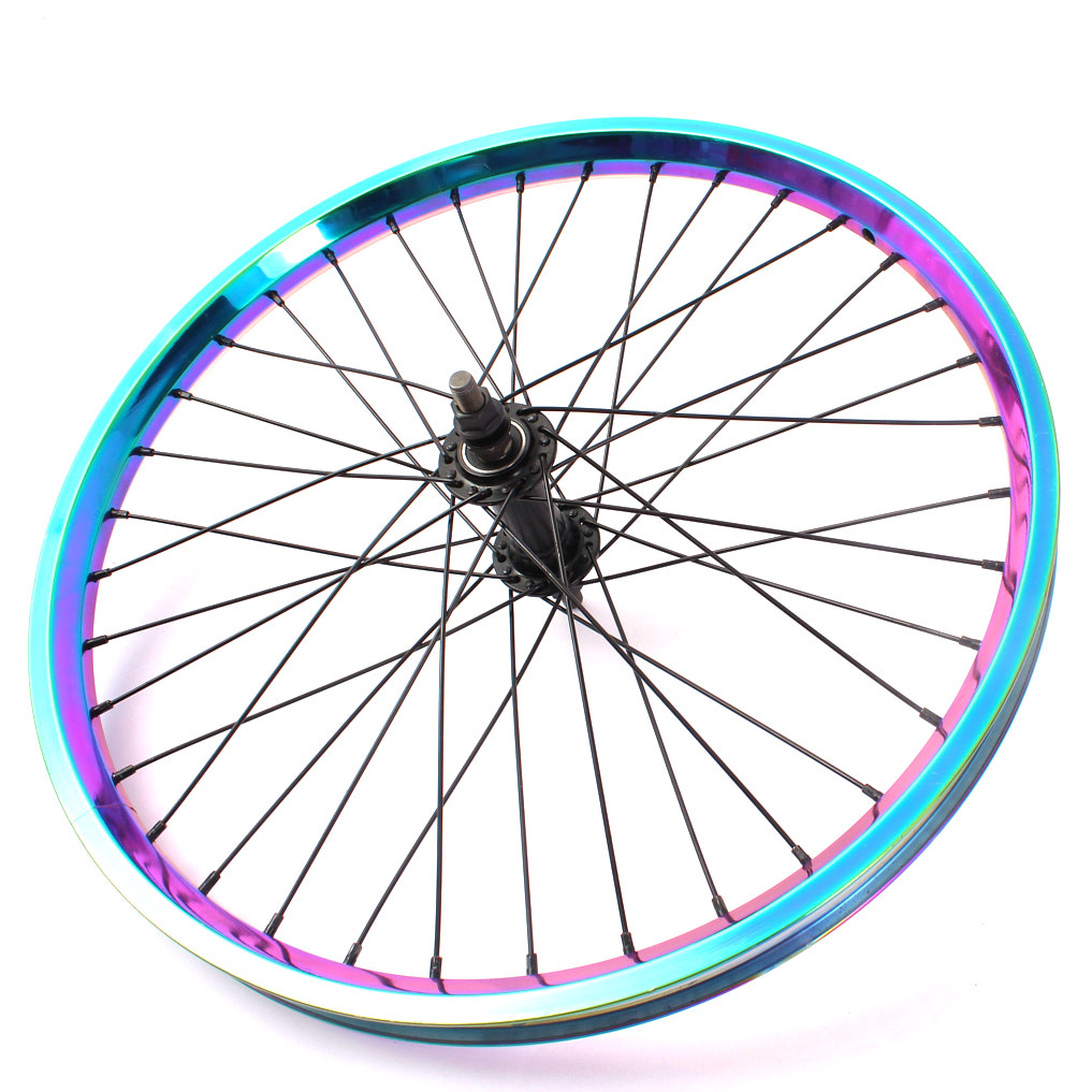 Przednie koło BMX KHE MVP 20″ Oil Slick 10 mm
